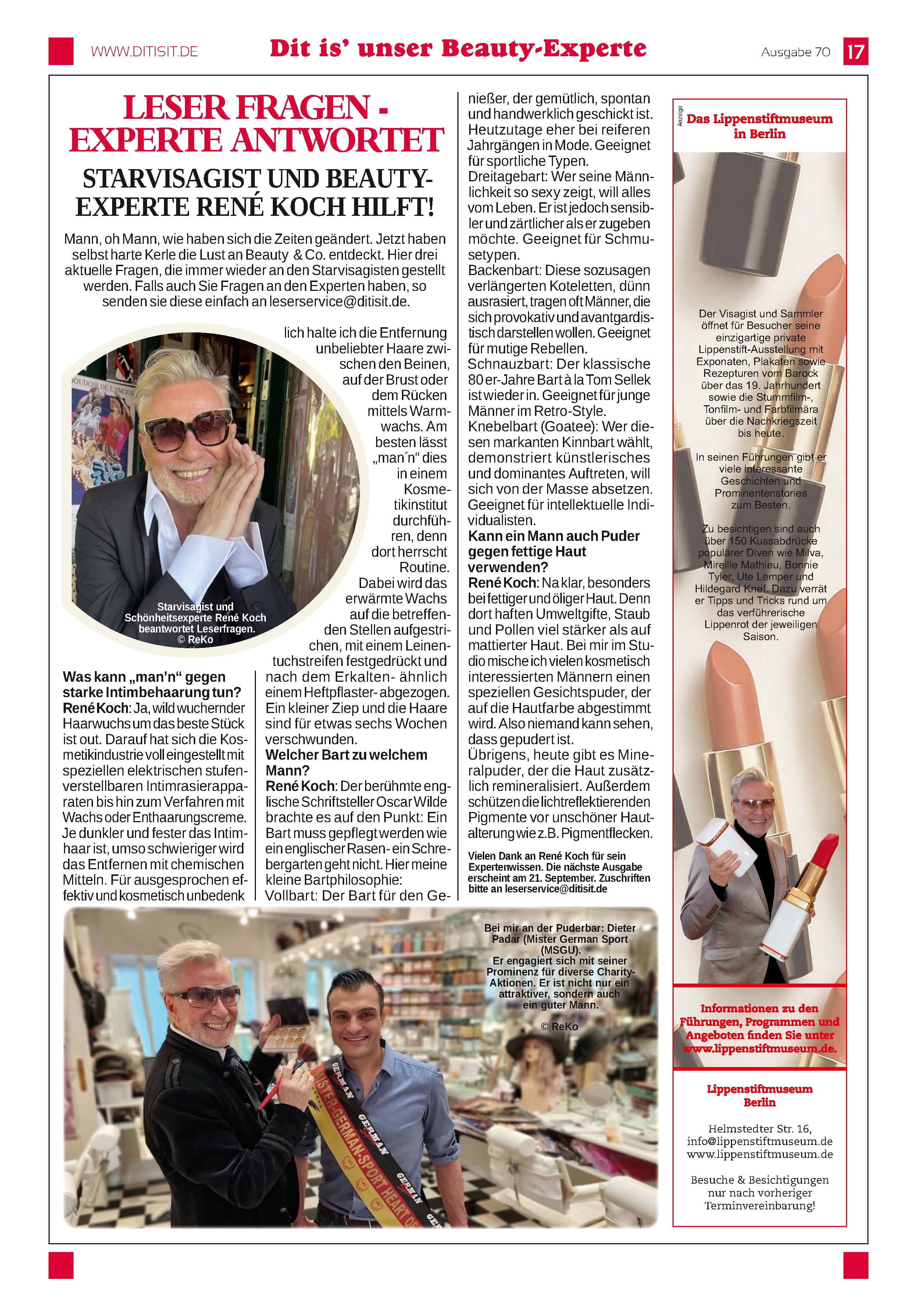 Dit is’ unser Beauty-Experte