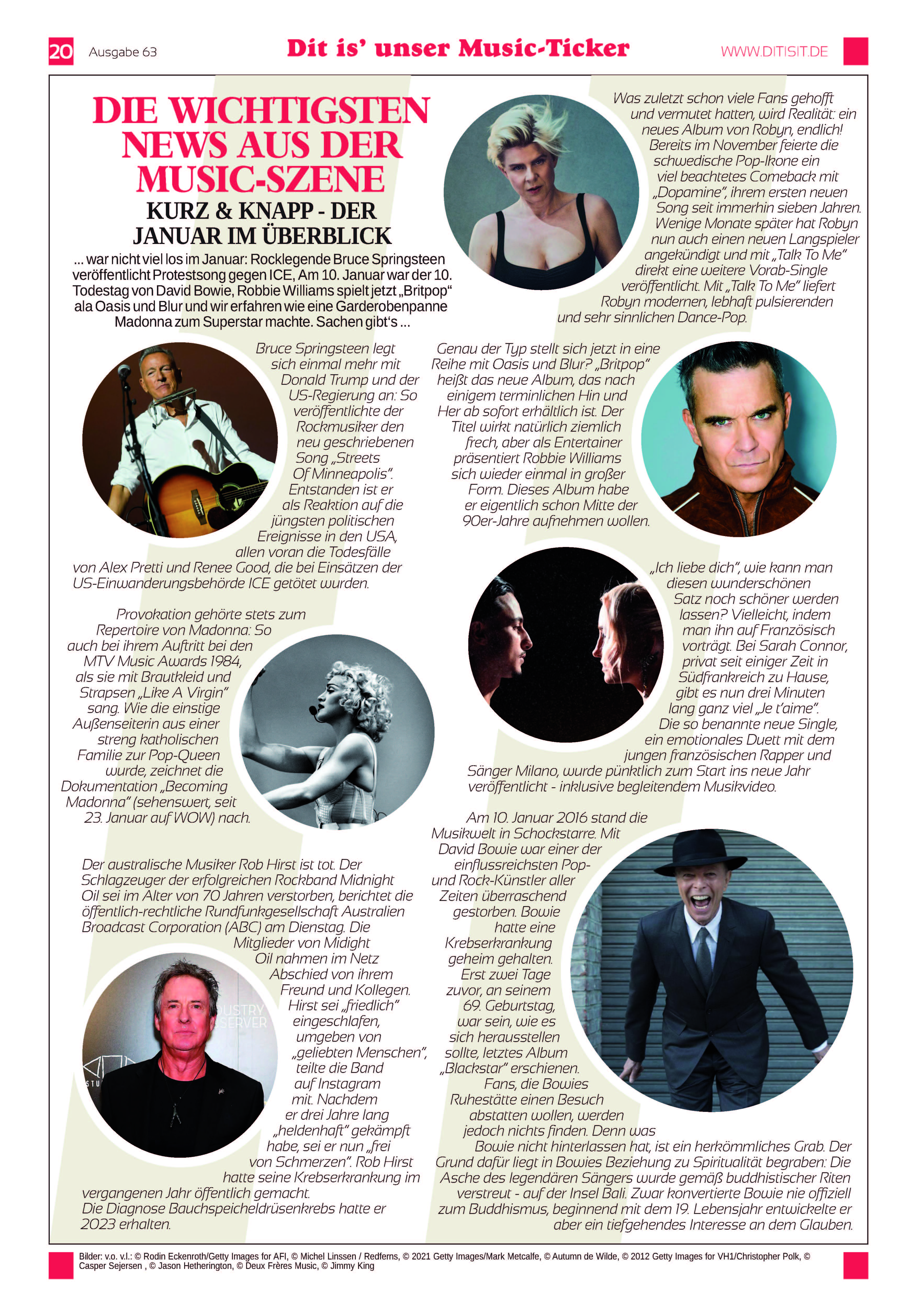 Dit is’ unser Music-Ticker