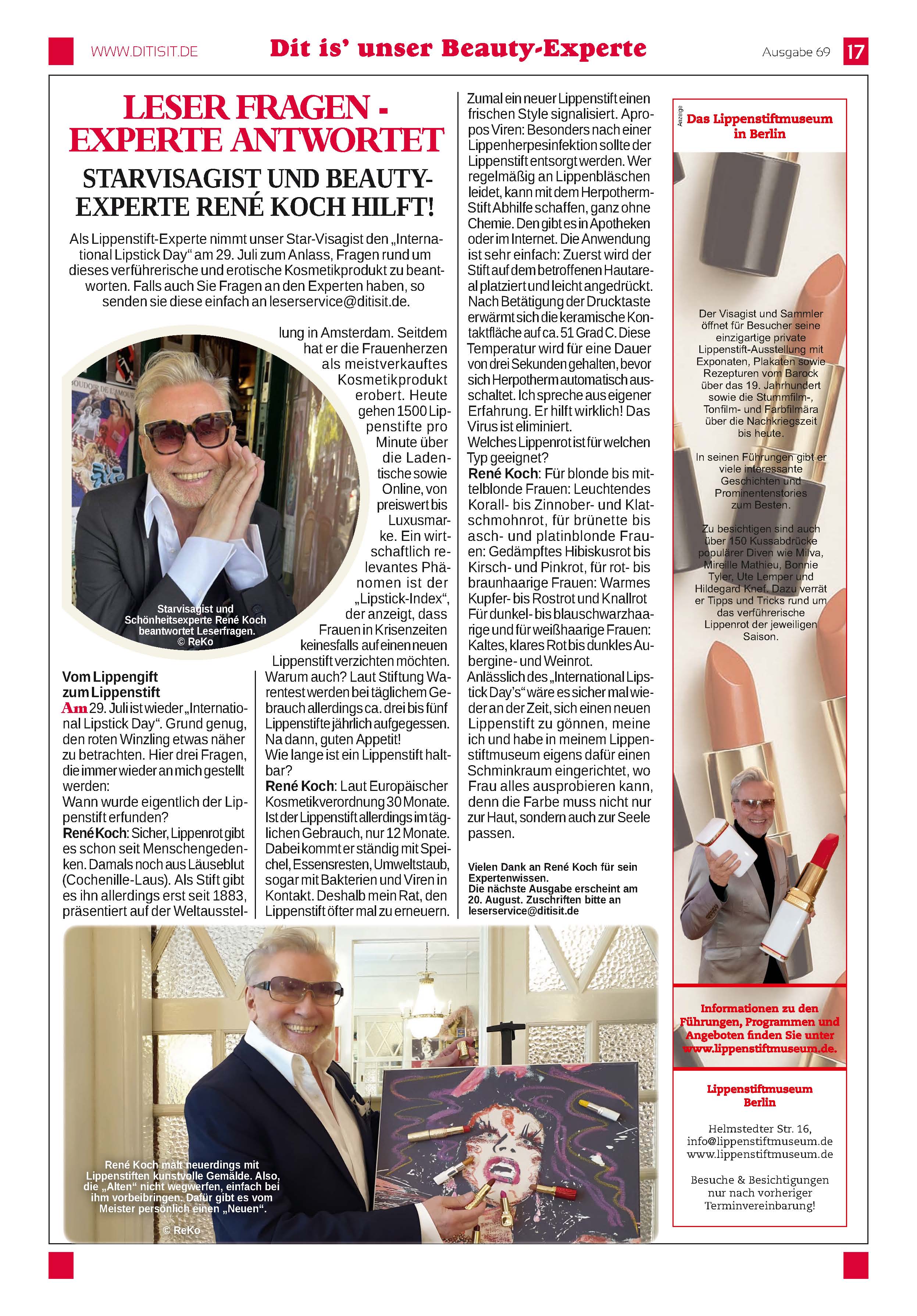 Dit is’ unser Beauty-Experte