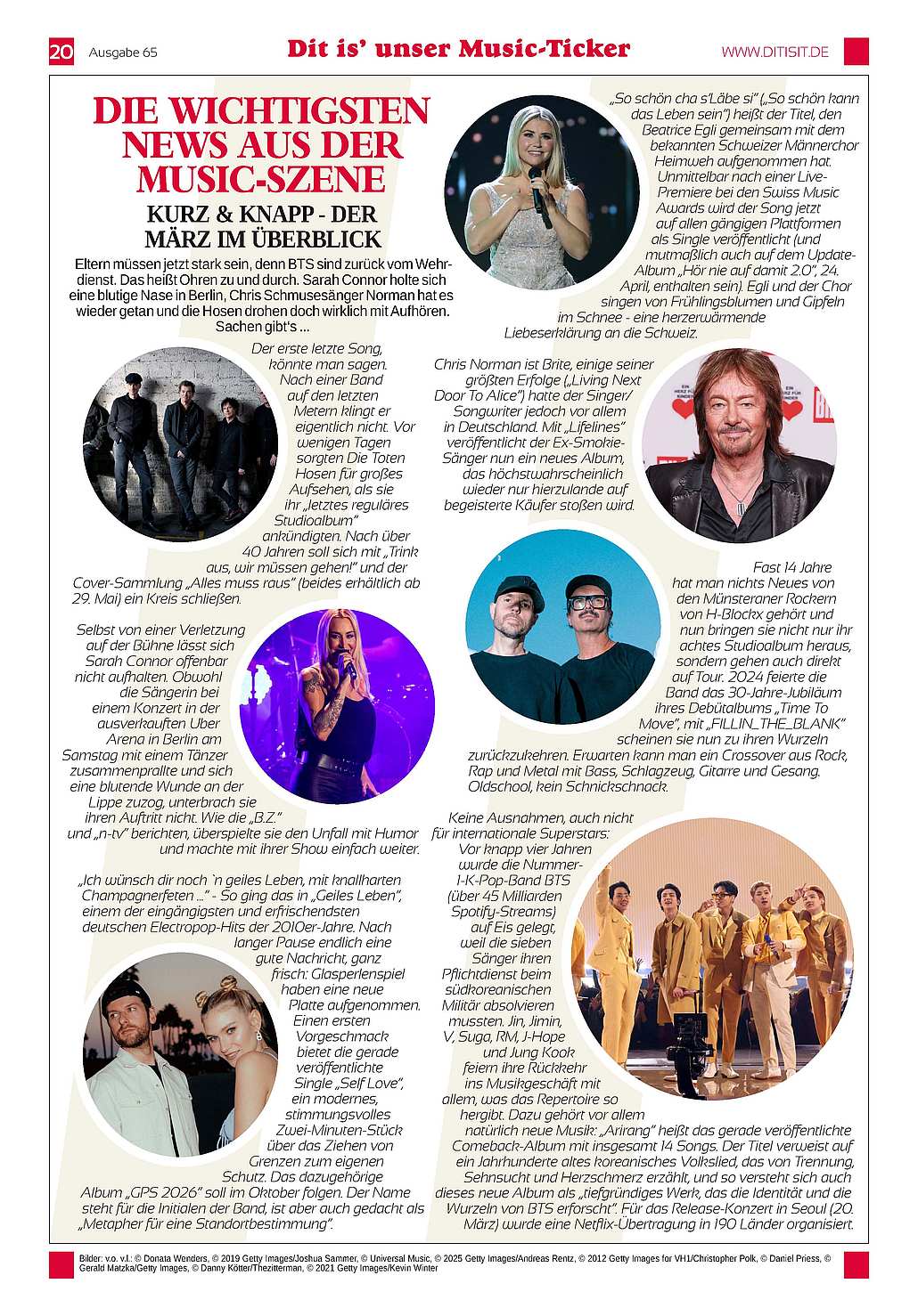 Dit is’ unser Music-Ticker