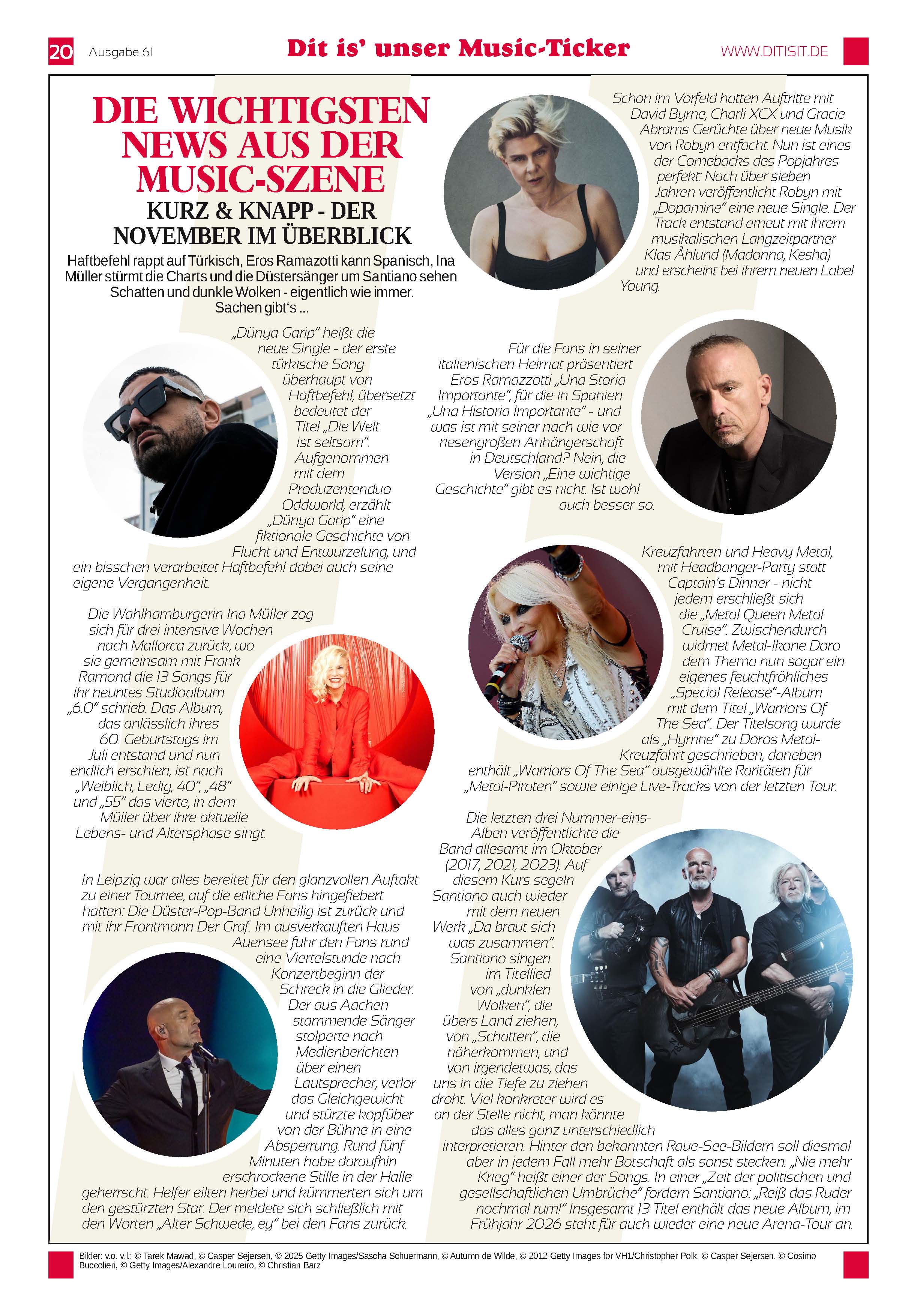 Dit is’ unser Music-Ticker